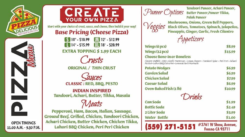 Pizza Delicious Menu image 2